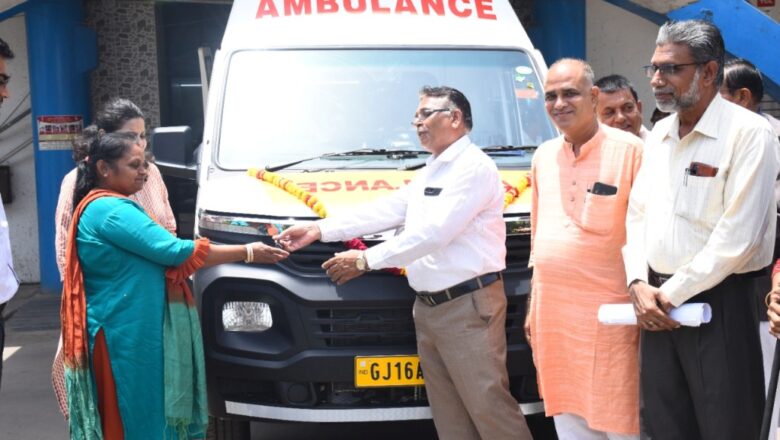 ગ્રામ વિકાસ ટ્રસ્ટ ધ્વારા આરોગ્ય શાખા,જિલ્લા પંચાયત- ભરૂચને એમ્બ્યુલન્સ અર્પણ કરા