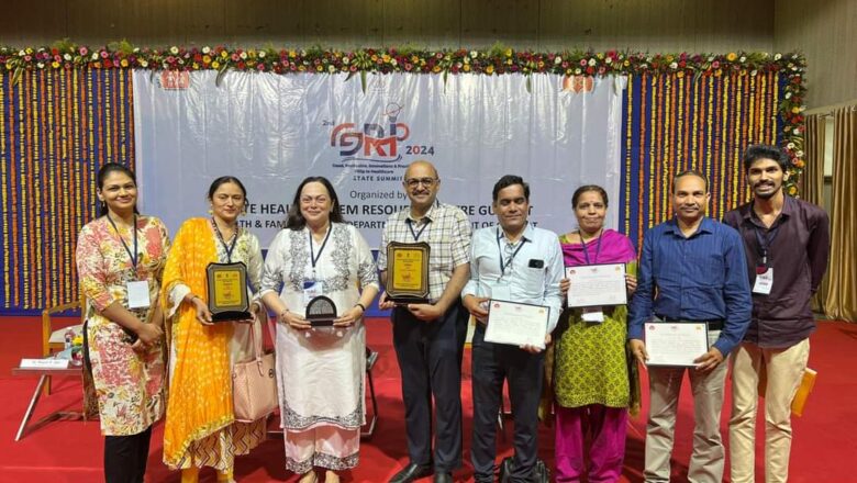 ગાંધીનગર ખાતે આયોજીત ગ્રીપ સમીટમાં એમ.પી.શાહ સરકારી મેડીકલ કોલેજ જામનગર દ્વારા આરોગ્યને લગતા શ્રેષ્ઠ અને નવીન અભ્યાસો રજૂ કરાયા