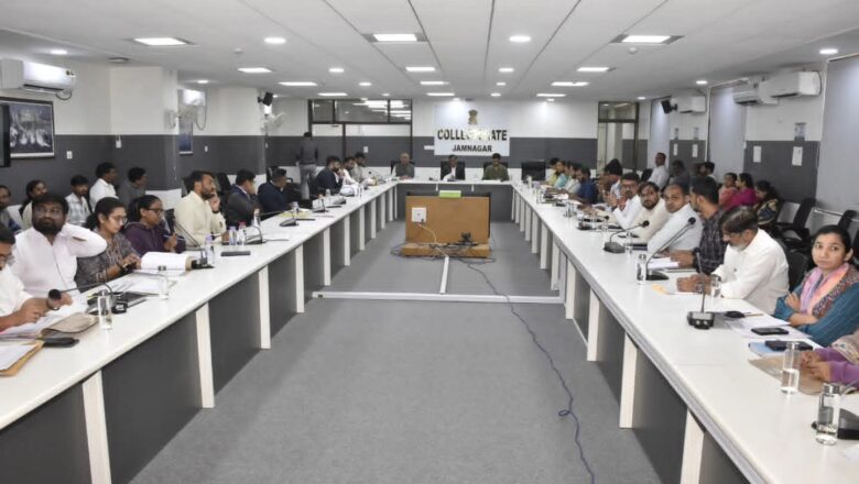 જિલ્લાના પ્રભારી સચિવ અનુપમ આનંદના અધ્યક્ષસ્થાને જિલ્લાના વિકાસ કામોની સમીક્ષા બેઠક યોજાઈ