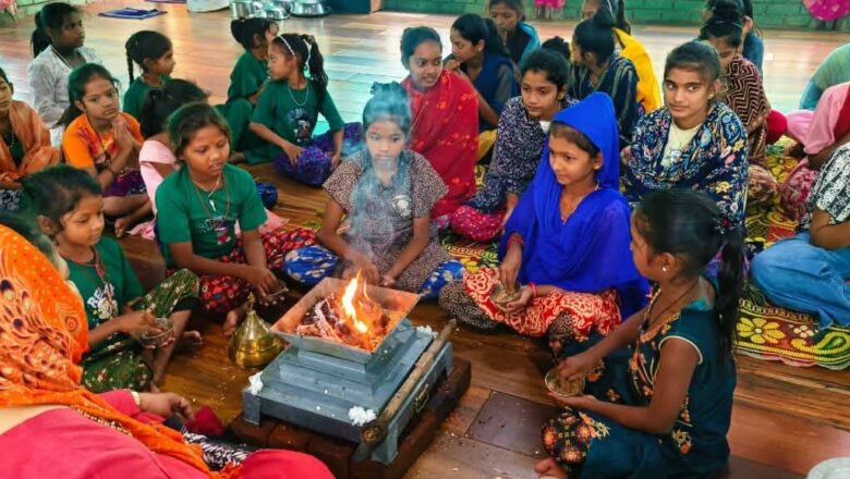 તેજસ્વીની સંસ્કૃતિ ધામ ખાતે અતિવૃષ્ટિની શાંતિ અને સર્વજીવ કલ્યાણ માટે અનોખો શાંતિ યજ્ઞ યોજાયો