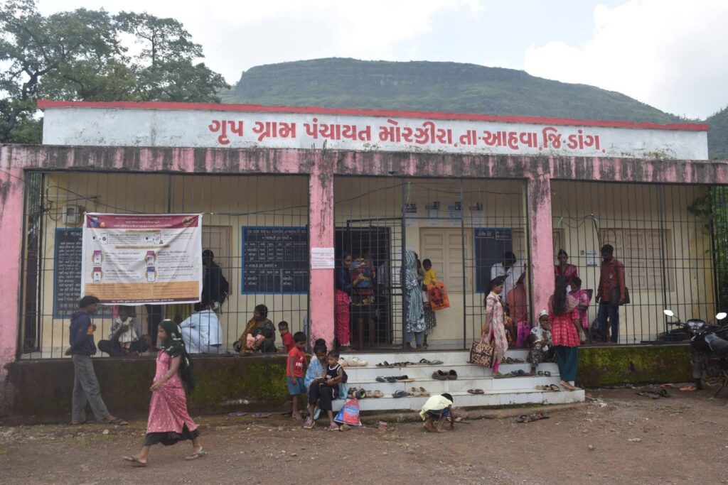 આહવા તાલુકાના વિવિધ ગામોમાં આધાર કીટ માટે કેમ્પનું આયોજન